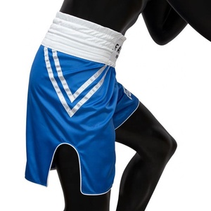 Professional Custom <b>Men</b> Women Muay Thai Shorts Breathable Satin Boxing <b>Trunks</b> for Kickboxing MMA Training Combat Sports Wear - Product Image 2