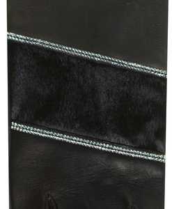 Leather <b>Touchscreen</b> <b>Gloves</b> Wrist Length Breathable Plain Style Thermal Warmth Casual Winter Use Unlined Black - Product Image 6