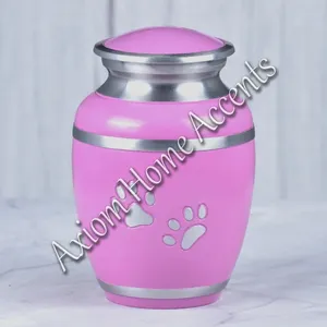 Elegant Custom Engraved Classic Metal <b>Pet</b> <b>Urn</b> with Smooth surface for Cherishing Memories by Axiom Home Accents - Product Image 4