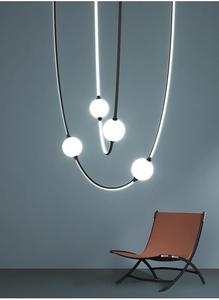 Lámpara Colgante de Cristal Lumind, Araña de Cristal con Luces LED Regulables, Luces Decorativas para Restaurante, Sala de Estar - Product Image 3