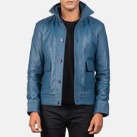 Nouvelle Veste Légère en Toile de Cuir de Vache pour Homme, Service OEM, Automne Hiver 2026, Décontractée, Zippée, Imperméable, Écologique, Réversible