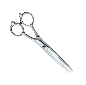 Tijeras Profesionales para Adelgazar el Cabello, para Diestros, con Hoja de Acero Inoxidable 6CR13 de 5.5 Pulgadas, Acabado Espejo, Logotipo Personalizado para Salón de Belleza - Product Image 3