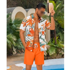 Ensemble 2 pièces personnalisable unique pour homme : T-shirt à manches courtes et sweat à capuche, survêtement de sport pour la gym et les activités de plein air - Product Image 2
