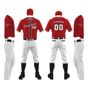 Uniformes de baseball confortables, de haute qualité, légers, grande taille / Vêtements de sport, meilleurs uniformes de baseball pour adultes - Product Image 6