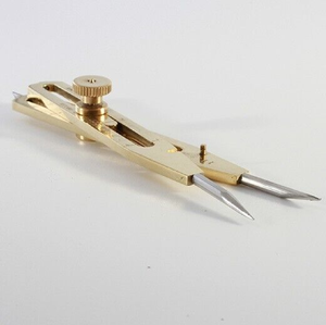 Diviseur à ressort de précision en acier noir pour artistes, outil de traçage droit, disponible à prix de gros. - Product Image 2