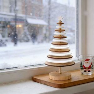 Hot Sale Handmade <b>Wooden</b> <b>Christmas</b> <b>Trees</b> <b>Christmas</b> Decor <b>Wooden</b> <b>Christmas</b> Ornament for Table Decoration Gift - Product Image 3