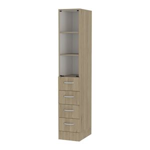 Althorn Light Pine - Mobiletto a 4 cassetti e 3 ripiani per biancheria e bagno - Product Image 2