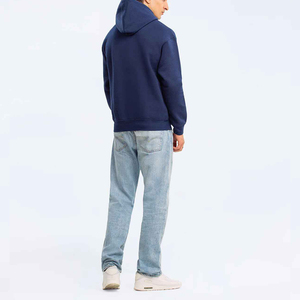 Sweat à capuche épais de style européen, couleur unie, en mélange de coton, pour homme, printemps et automne, avec service OEM - Product Image 3