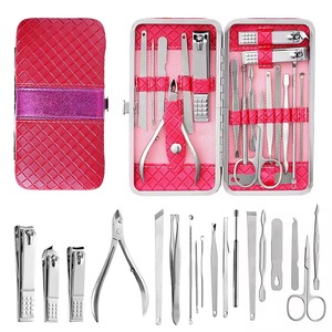 Set de Manicura Color Dorado, Kit de Cortauñas de Acero Inoxidable de Lujo, Herramientas Profesionales de Pedicura y Cuidado Personal con Estuche de Almacenamiento - Product Image 2