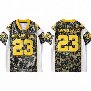 Maillot de sport en maille camouflage forestier avec sublimation intégrale 23, chemise athlétique unisexe, fournisseur en gros - Product Image 2