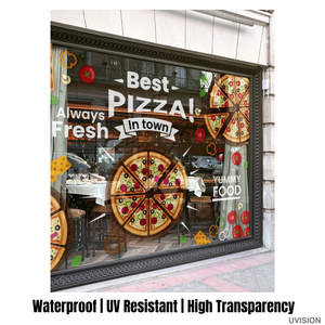 Vinilo Adhesivo Transparente para Ventanas, Impresión UV, Resistente al Agua, Listo para Enviar - Product Image 6