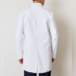 High Quality Doctor Uniform Hospital Blouse Lab Coat Uniforms De Hospital Unisex Medical <b>Scrubs</b> Custom White Woven Coat - Product Image 2