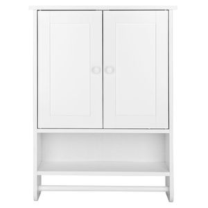 Armadietto a Doppia Anta (65 X 48.7 X 14.6cm) da Parete per Bagno con Spazio per Lavatrice - Product Image 3