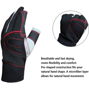 Heavy Duty Sailing <b>Gloves</b> with Enhanced Grip Palm Protection Quick Dry Breathable Fabric Adjustable Wrist Support Comfortable - Product Image 2