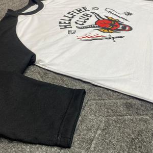 T-shirt de luxe de haute qualité 100% coton avec logo imprimé personnalisé, poids lourd, unisexe - Product Image 4