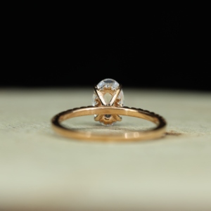 925 <b>Sterling</b> <b>Silver</b> Oval Moissanite Claw Setting Bride Jewelry <b>Set</b> Wedding <b>Rings</b> IGI Certified Luxury Valentine's Day Gift - Product Image 4