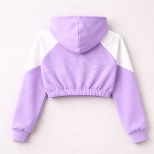 Sudaderas con Capucha para Mujer, Material Ecológico, Ropa Casual Elegante, Suministro al por Mayor, Sudaderas Cortas con Capucha para Mujer - Product Image 2