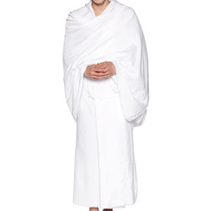 Serviette Ihram de haute qualité pour le Hajj et l'Omra, vente directe d'usine, 100% microfibre, pour adultes, 2 pièces - Product Image 4