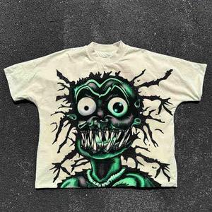 Camiseta de Secado Rápido para Hombre, Algodón, Impresión DTG, Personalizada, Estilo Urbano, Venta al Por Mayor, Camiseta Oversize, Corte Recto, Gráfica - Product Image 5