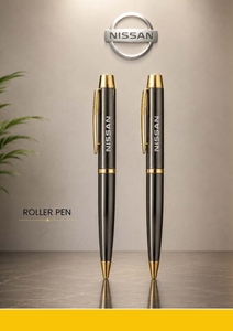 Stylos à bille noirs et or élégants, ensemble de stylos de bureau noirs et or, collection de stylos à bille haut de gamme, cadeau d'entreprise - Product Image 4
