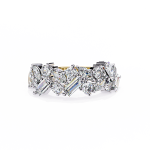 Anillos de Boda de Oro Sólido de 14K, Clásicos y Sencillos, con Diamantes Cultivados en Laboratorio HPHT, Color VVS VS DEF, para Uso Diario - Product Image 6
