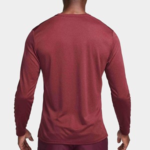 T-shirts d'été légers à manches longues pour hommes, personnalisables, respirants pour la course, vente en gros, usine OEM de vêtements de sport - Product Image 4