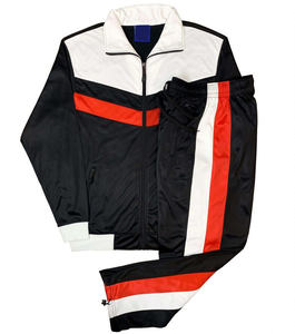 men polyester tracksuit nylon <b>wind</b> <b>breaker</b> two piece set custom logo and tags - Product Image 1
