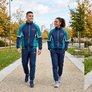 Men Color Blocking Tracksuit Hooded Windbreaker Suits Streetwear Full Length Waterproof Two Piece Set <b>Wind</b> <b>Breaker</b> Tracksuits - Product Image 5