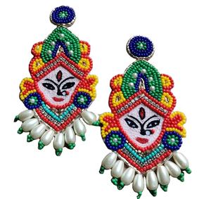 Boucles d'oreilles, boucles d'oreilles à perles, designs de boucles d'oreilles à perles, boucles d'oreilles faites à la main, boucles d'oreilles multi-perles personnalisées, bijoux de fête pour femmes au meilleur prix, boucles d'oreilles à perles - Product Image 1