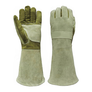 Guantes de Trabajo de Seguridad de Cuero Vacuno de Primera Calidad, Precio al por Mayor, Protección para las Manos, Guantes Industriales para Soldadura - Product Image 1