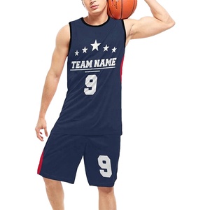 Uniformes de Baloncesto Sublimados Personalizados de la Mejor Calidad OEM/ODM, Tallas Grandes para Adultos, Color Personalizado, Conjunto de Cuello, Transpirable, Antibacteriano - Product Image 5