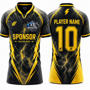 Nuevas camisetas de fútbol con estampado geométrico, cuello en V, manga corta, transpirables y de secado rápido para hombre. - Product Image 1