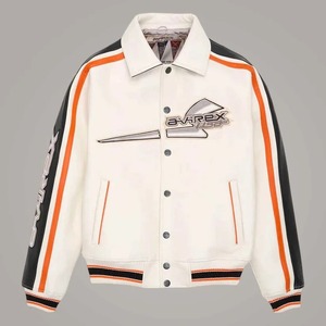 แจ็คเก็ตหนัง Avirex รุ่น White City Racer Bomber - Product Image 1