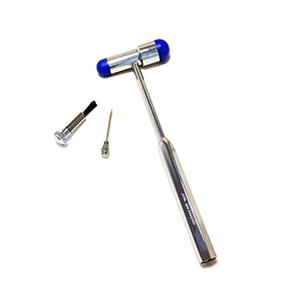 Marteau de percussion manuel en acier inoxydable Apto Enterprises AE-12072 pour tests de réflexes précis, certifié CE, classe III médicale - Product Image 1