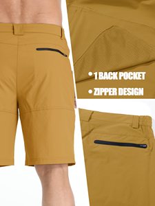Pantalones cortos casuales ligeros para hombre con corte relajado y estilo elegante, con ajuste cómodo para usar durante todo el día - Product Image 4