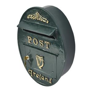 Irish <b>Post</b> <b>Box</b> Wall Mounted Decorative Oval Shape Cast Iron Ireland Mailbox Cheap Price Handmade Letter <b>Box</b> <b>For</b> <b>Home</b> Decoration - Product Image 2