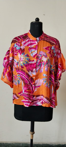 Blusa Larga Informal de Poliéster para Mujer, Estilo Túnica, Corte Holgado, Venta al Por Mayor - Product Image 3