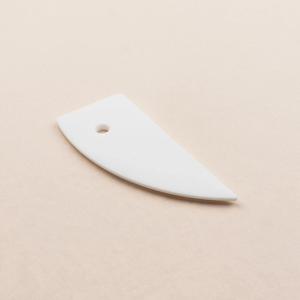 Plioir en os naturel de 4 pouces en matériau organique pour reliure de livres, style art populaire animal poli - Product Image 4