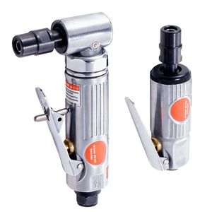 Smerigliatrice Pneumatica ad Angolo Retto con Kit da 10 Frese in Carburo a Taglio Singolo e Cuscinetto a Sfera Leggero - Product Image 4