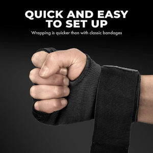 Bandages de boxe en gel personnalisés, gants intérieurs de boxe unisexes, longs sangles de poignet rembourrées, protection des poings sous les mitaines - Product Image 5