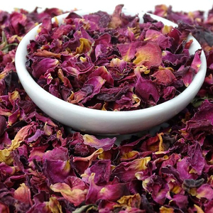 Thé aux pétales de rose bio sans caféine, tisane aux pétales de rose bio, personnalisation du logo, nouveaux pétales de rose frais - Product Image 4