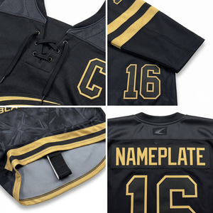 Jersey de Hockey sobre Hielo Sublimado para Hombre, Manga Larga, Absorbe la Humedad, Cuello Redondo, Corte Regular, para Adultos, Todas las Temporadas, Venta al Por Mayor - Product Image 4