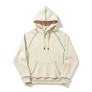 Oversized Camisetas Hoodie with Stitching Front Pocket Drawstring Hood Comfortable Casual <b>Pullover</b> <b>Men's</b> Hoodies Sweatshirts - Product Image 1