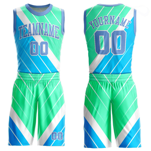Tenue d'équipe de basketball personnalisée, kit de basketball en maille polyester respirante, fabricant en gros, prix d'usine - Product Image 1