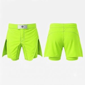 Shorts de MMA RIVIAN ATLANTIC Gladiator avec impression par sublimation, matière Spandex/Polyester, qualité supérieure, style décontracté pour hommes - Product Image 1