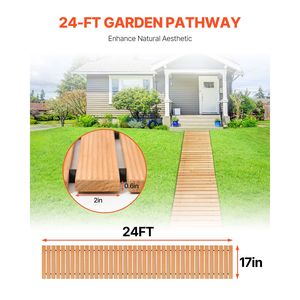 Pavimentazione per Giardino e Terrazza Antiscivolo in Cedro, Rotolo da 24 ft x 17 in per Percorsi Esterni - Product Image 6