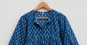 Tunique ample en coton pour femme, imprimée à la main, style bohème, fabricant et fournisseur en gros d'Inde - Product Image 4