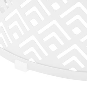 Set di 3 tavolini da esterno impilabili, leggeri, con struttura in metallo, altezza 12, 14, 16 pollici, blu, per uso interno ed esterno - Product Image 5