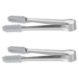 Pince à glaçons de luxe en acier inoxydable, outils de cuisine et de bar, artisanat, finition argentée, pince à glaçons en métal - Product Image 3