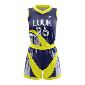 Ensemble maillot et short de basketball sublimé pour femme – Tenue d'équipe légère et performante, anti-humidité - Product Image 5
